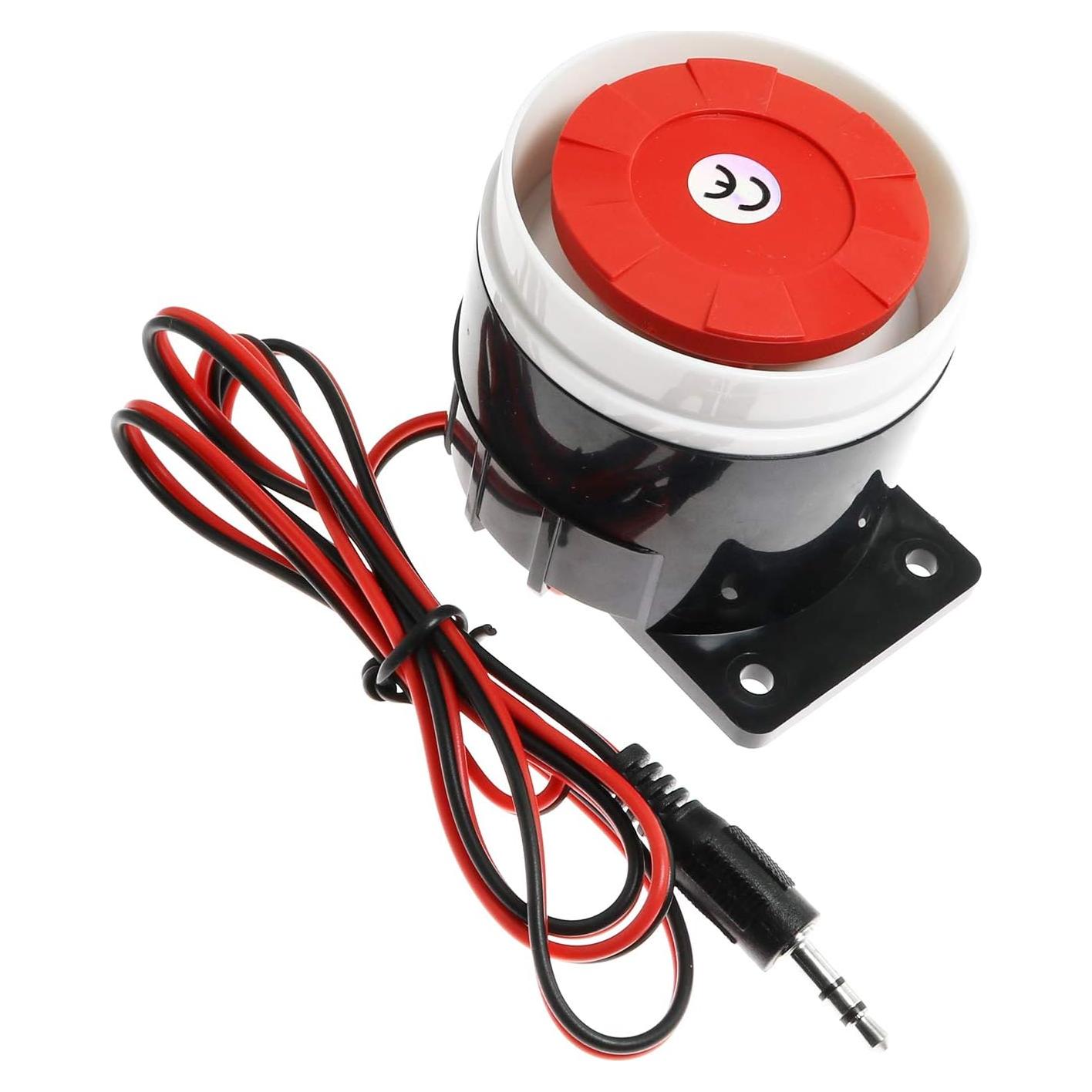 Zumbador Electrónico de Alarma Maxmoral 12V 120dB Montaje en Pared