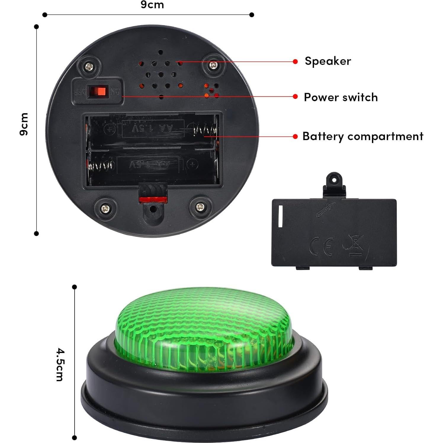 Conjunto de 8 Timbres Interactivos SHANTOU KELEZHI 0.67 kg