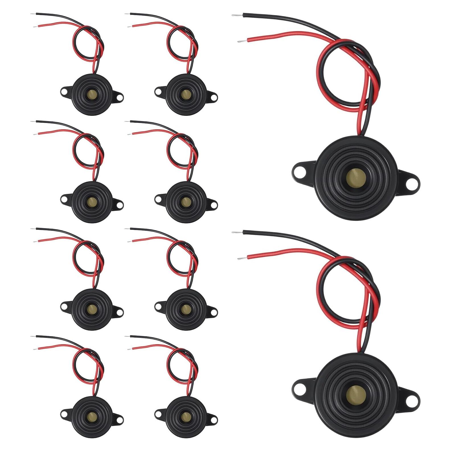 Zumbador Piezoeléctrico Activo Alrhso 3-24V 85dB 10 Pcs