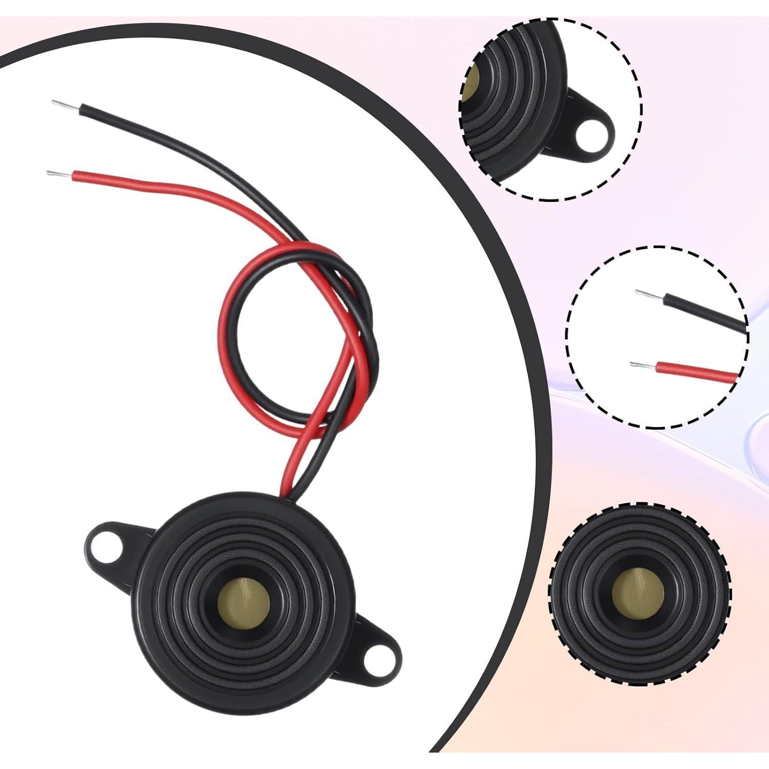 Zumbador Piezoeléctrico Activo Alrhso 3-24V 85dB 10 Pcs