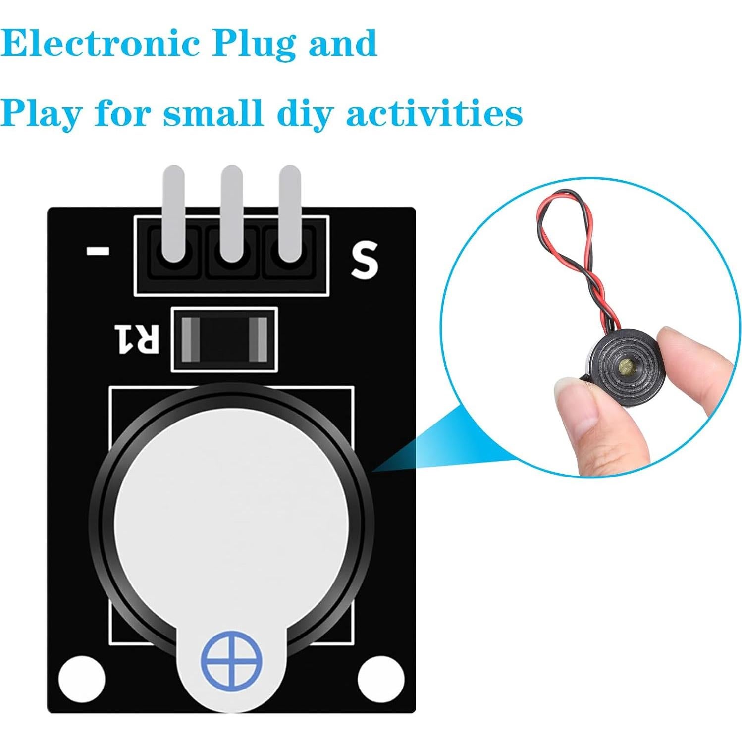 Zumbador Piezoeléctrico Activo Alrhso 3-24V 85dB 10 Pcs