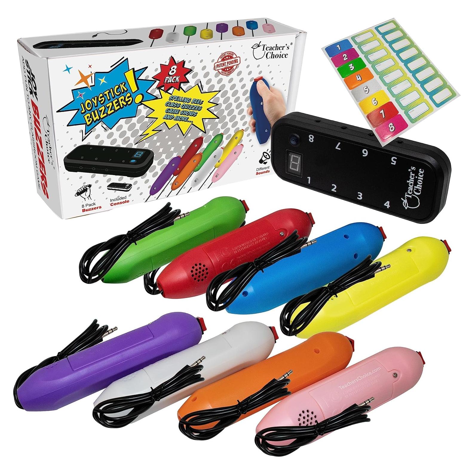 Sistema de Juego Portátil Teacher's Choice con 8 Buzzers LED