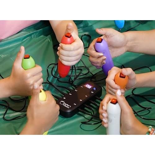 Sistema de Juego Portátil Teacher's Choice con 8 Buzzers LED