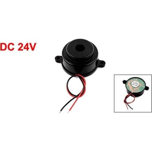 Zumbador de Alarma Electrónica uxcell 24V CC Sonido Discontinuo