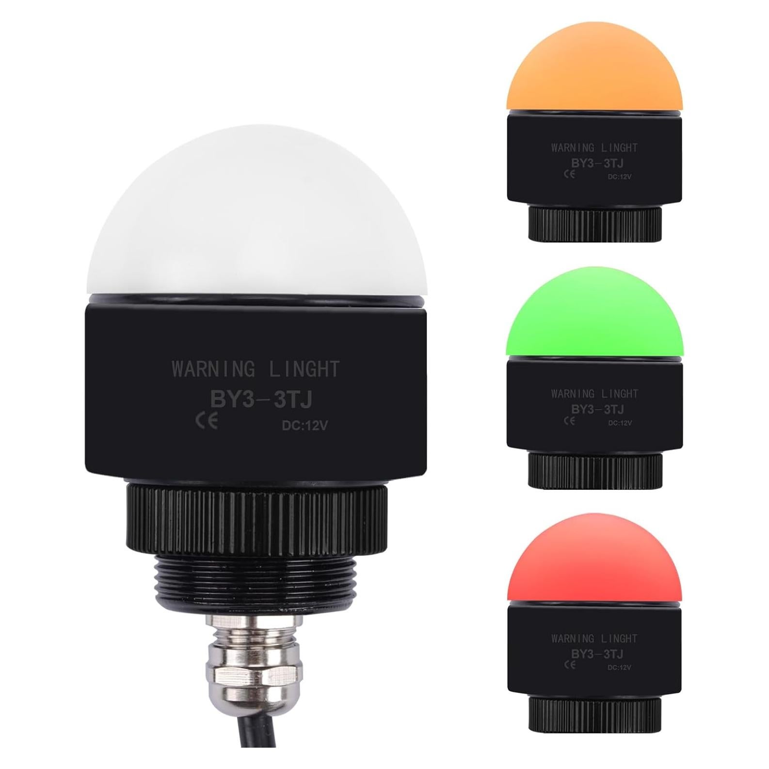 Luz de Advertencia LED 12V Enshute con Zumbador 3 Colores