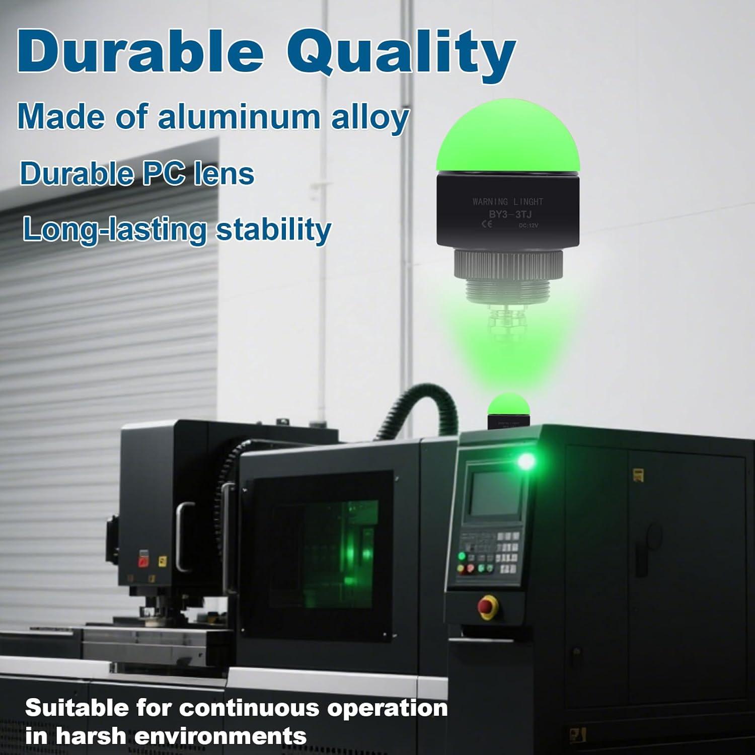 Luz de Advertencia LED 12V Enshute con Zumbador 3 Colores