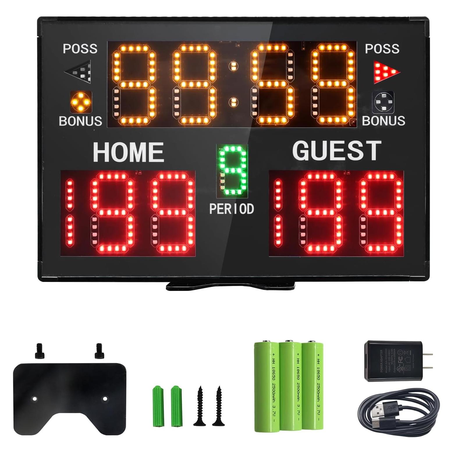 Marcador Digital Portátil GAN XIN A30B11 para Baloncesto 57.9x34.8cm