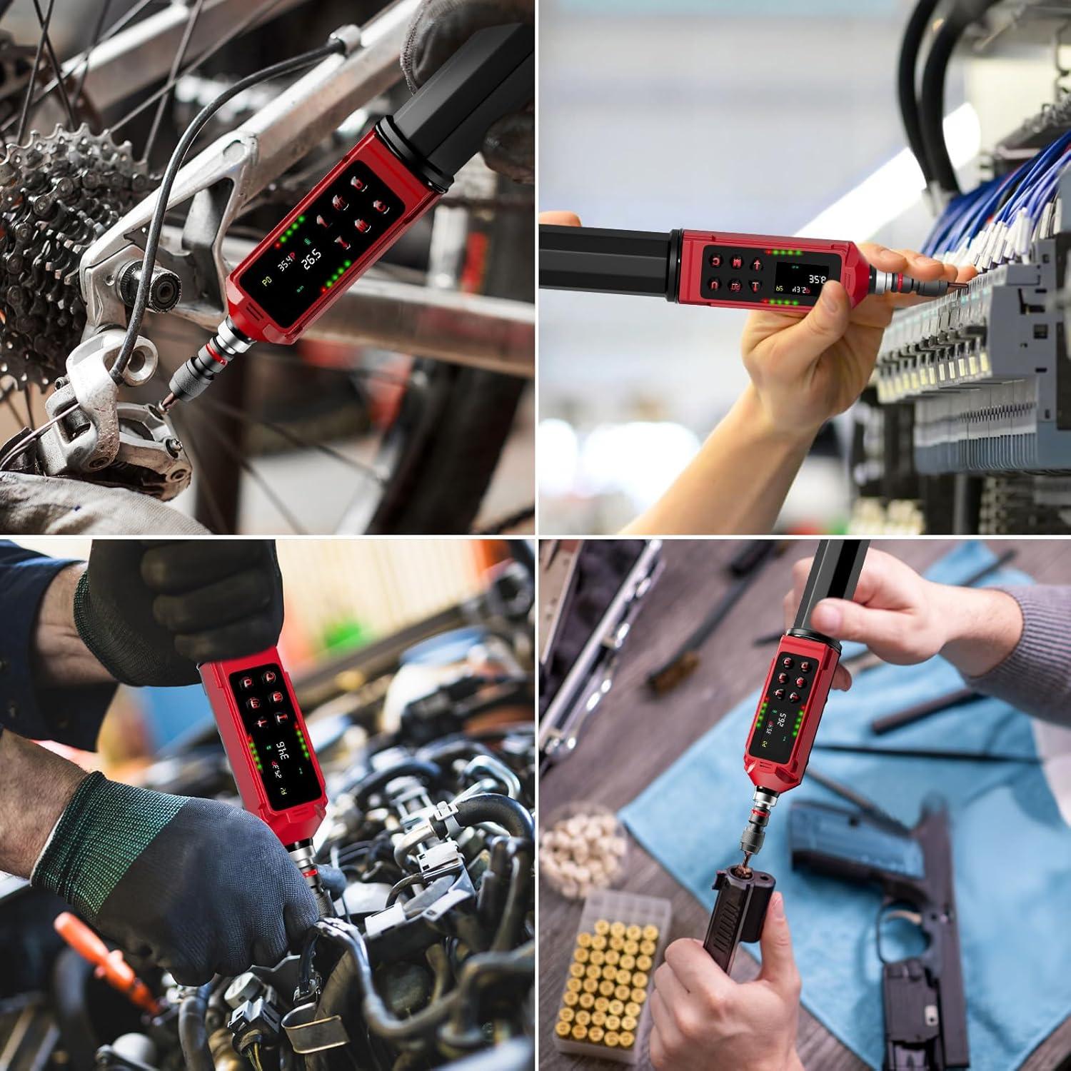 Destornillador de Par Digital ANPUDS 0.15-10Nm 42PCS