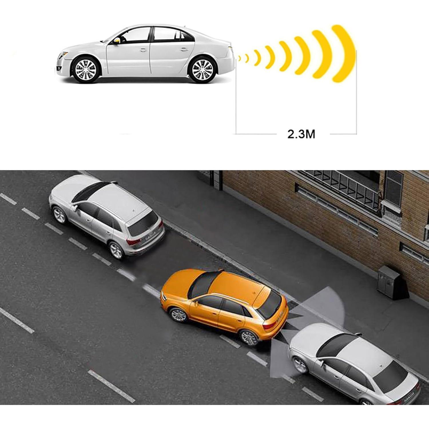 Sistema de Respaldo con Sensores Car Parktronic KZ-099 4 Sensores