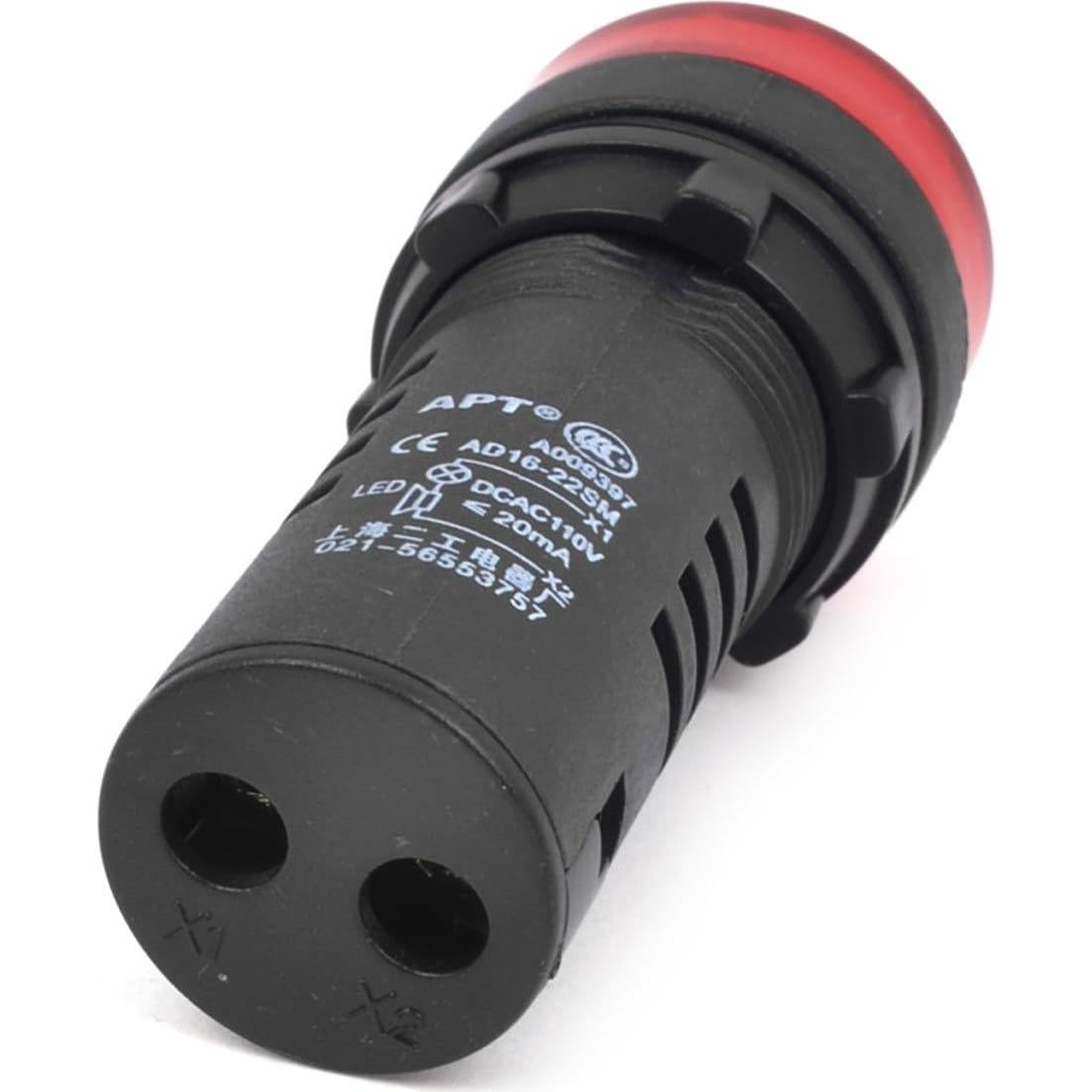 Buzzer Flash uxcell 110V 20mA Luz Indicadora 80dB