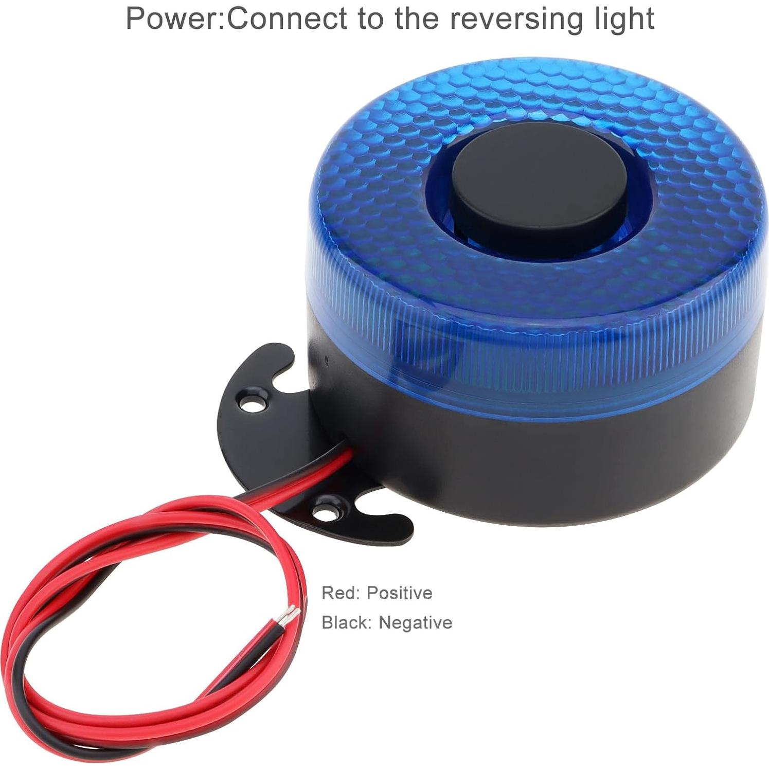 Alarma de Respaldo DriSentri 12V/24V 105dB con Luz