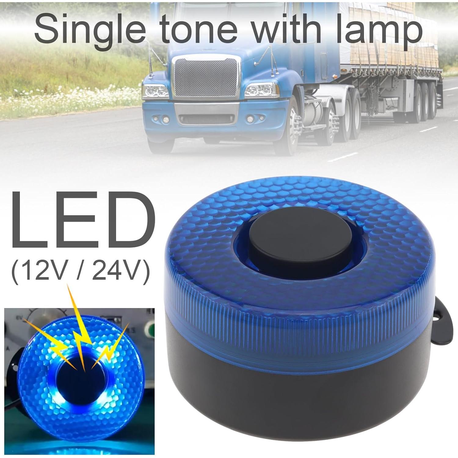 Alarma de Respaldo DriSentri 12V/24V 105dB con Luz