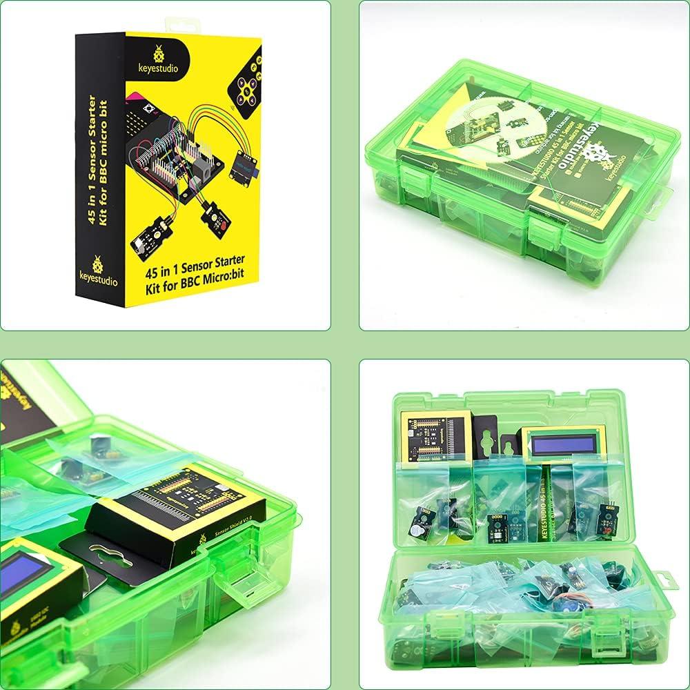 Kit de Inicio 45 Sensores Keyestudio para Micro:bit V2.2