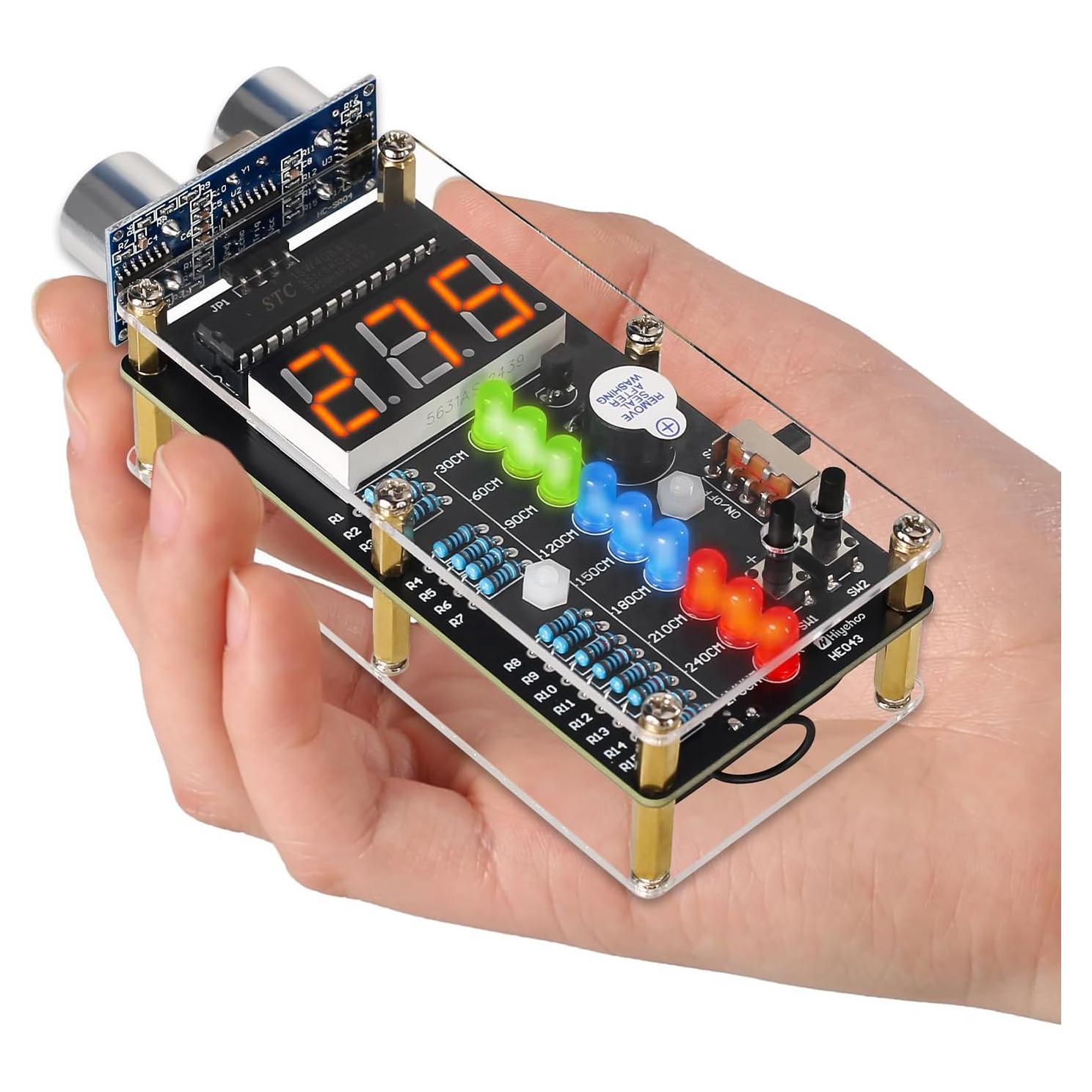 Kit de Alarma Ultrasonica DIY MiOYOOW Medidor de Distancia 270cm