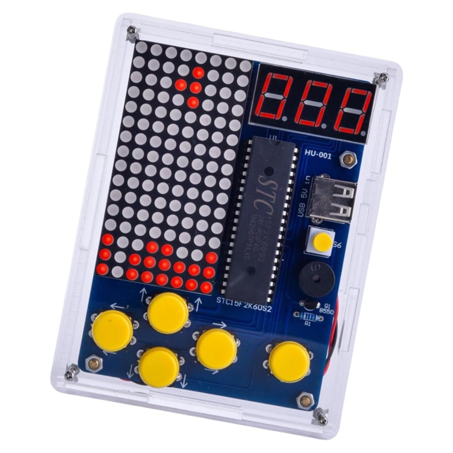 Kit de Soldadura DIY MUXWELL con Pantalla LED y 4 Juegos