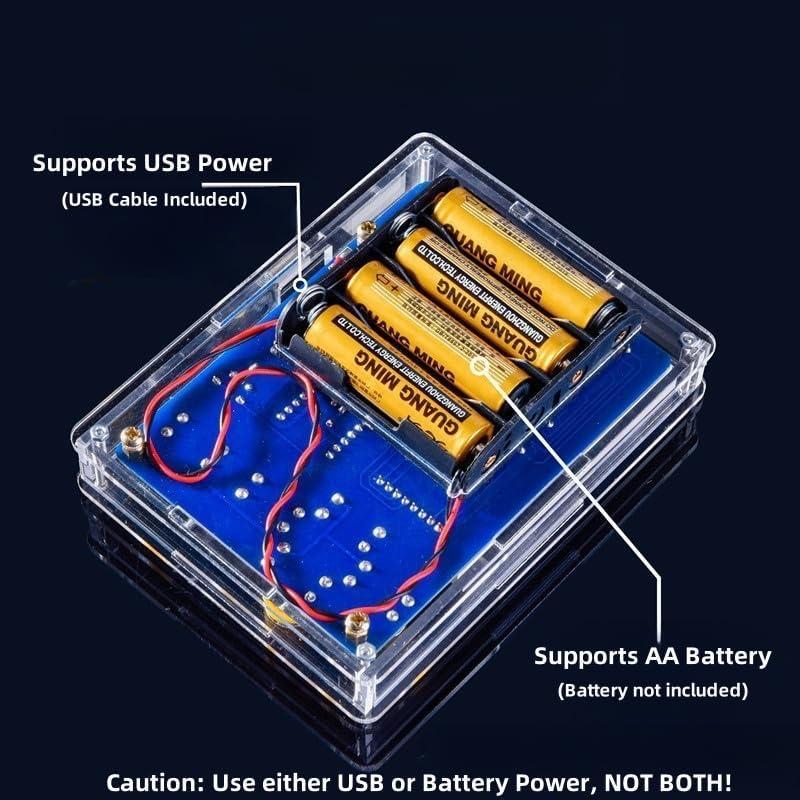 Kit de Soldadura DIY MUXWELL con Pantalla LED y 4 Juegos