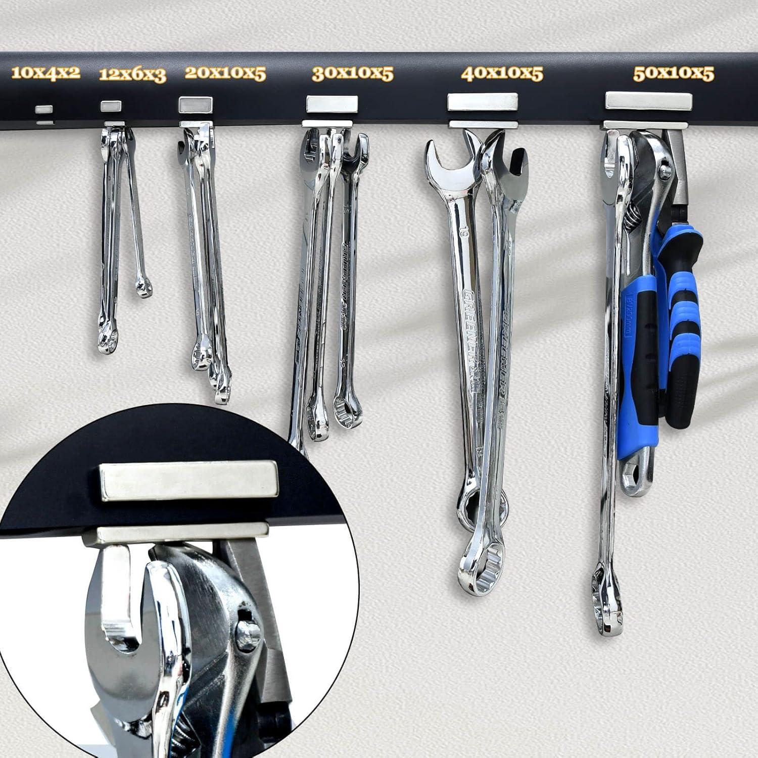 Imanes de Neodimio Rectangulares MIN CI 100 Pcs 10x4x2mm