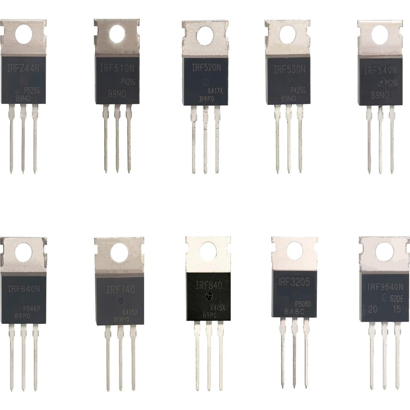 Kit 50 Transistores MOSFET VIBICCK IRFZ44N IRF510N y más