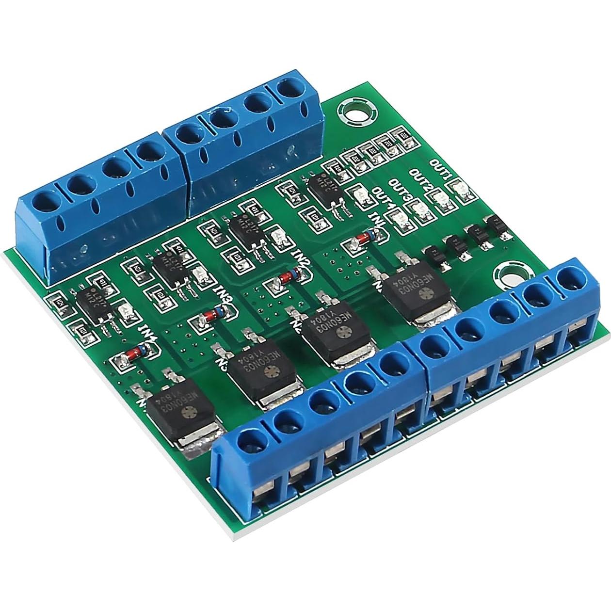 Módulo Controlador MOSFET 4 Canales Coliao 10A PWM 3-27V