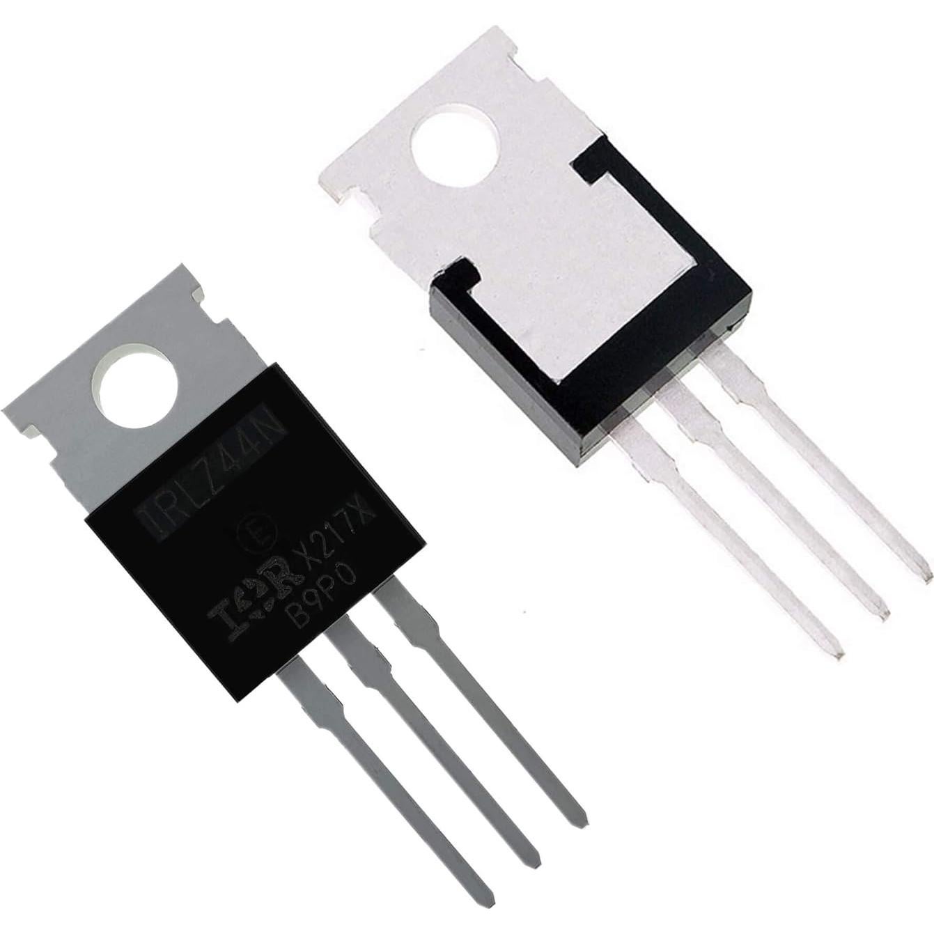 5 Piezas Transistor MOSFET N-Canal IRLZ44N 55V 47A TO-220