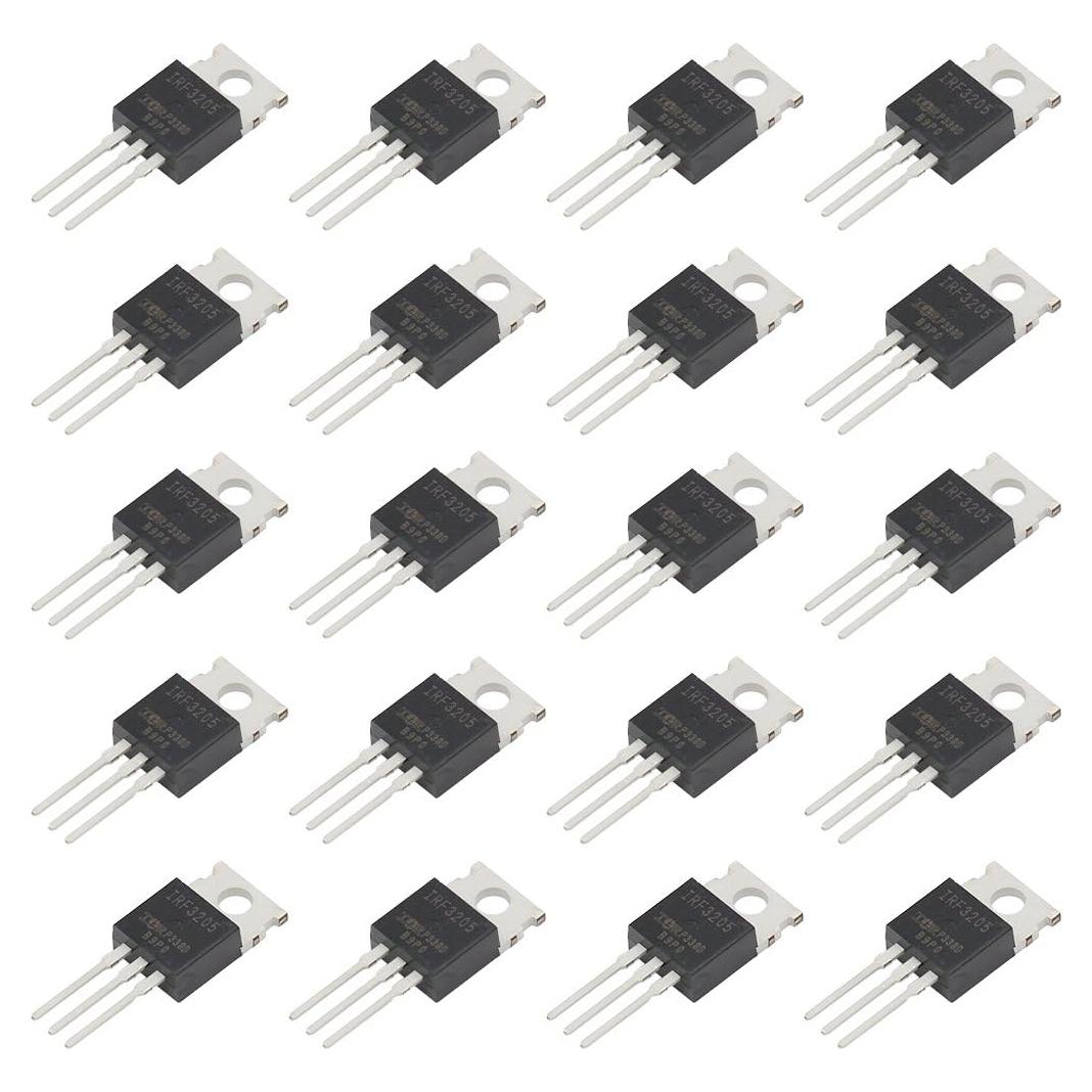 20 Transistores MOSFET IRF3205 YFUSET 55V 110A TO-220