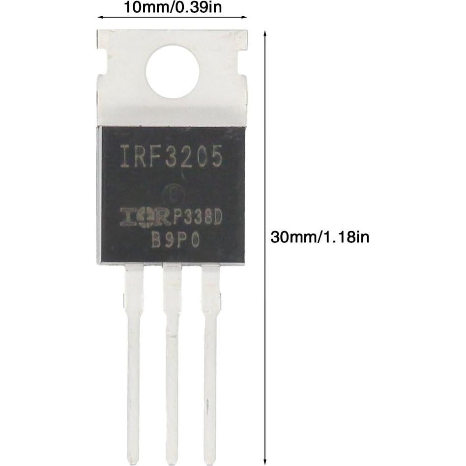 20 Transistores MOSFET IRF3205 YFUSET 55V 110A TO-220
