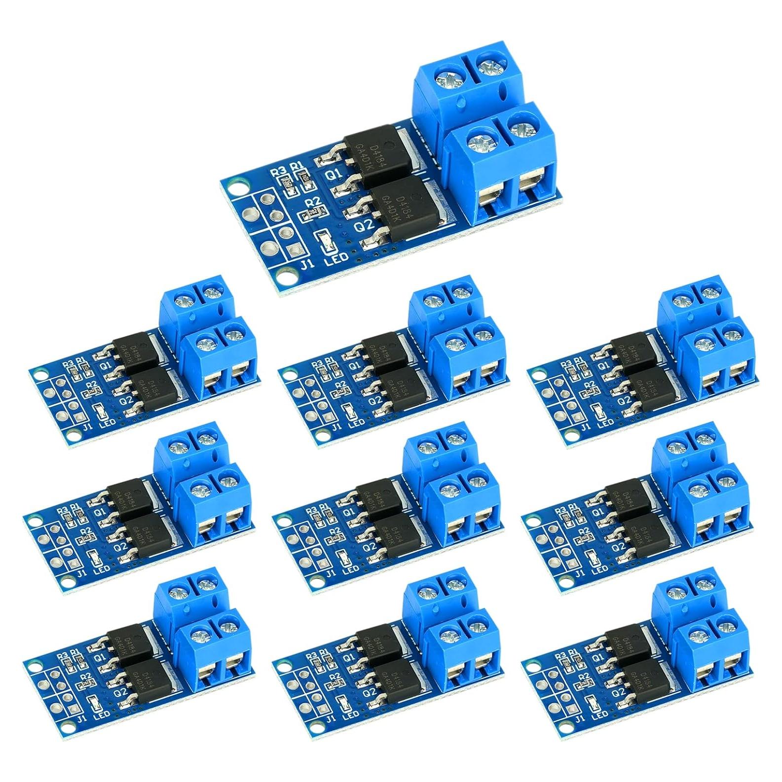 10 Pcs Módulo de Conducción MOSFET MTDELE 15A 400W PWM