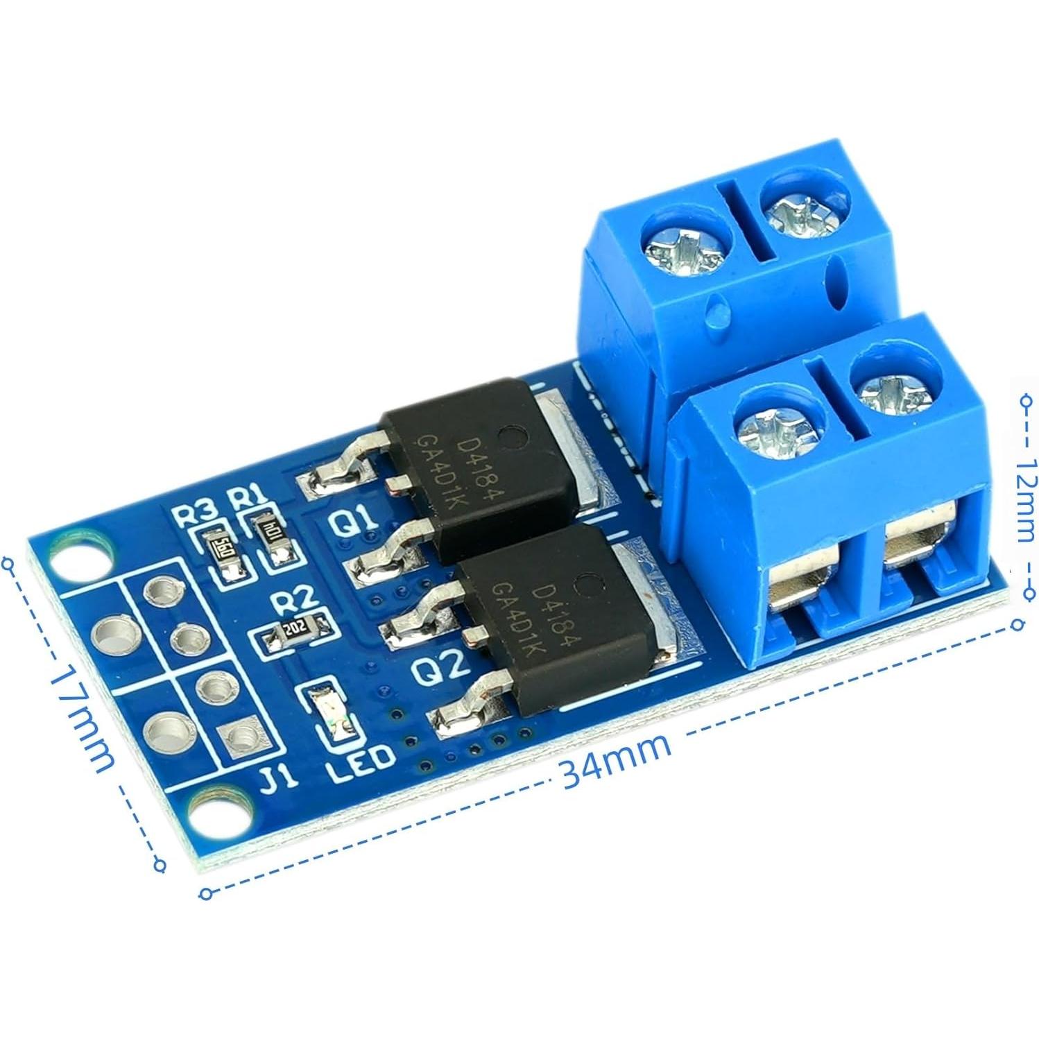 10 Pcs Módulo de Conducción MOSFET MTDELE 15A 400W PWM