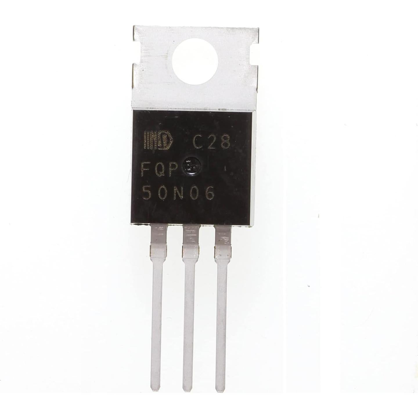 10 Piezas Transistor MOSFET N-Canal FQP50N06 60V 50A