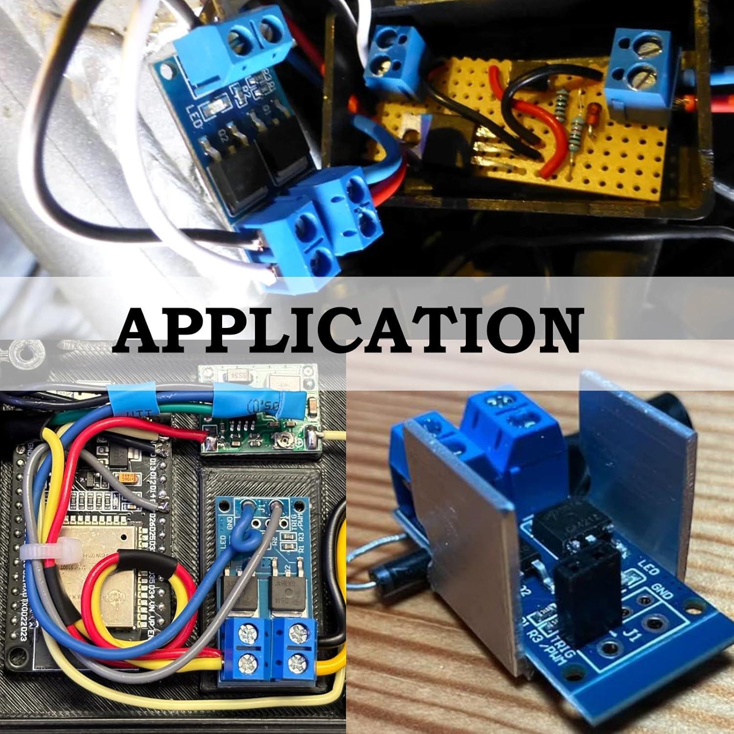 Módulo de Conmutador MOSFET Dual XUGERIP 5 PCS 15A 400W