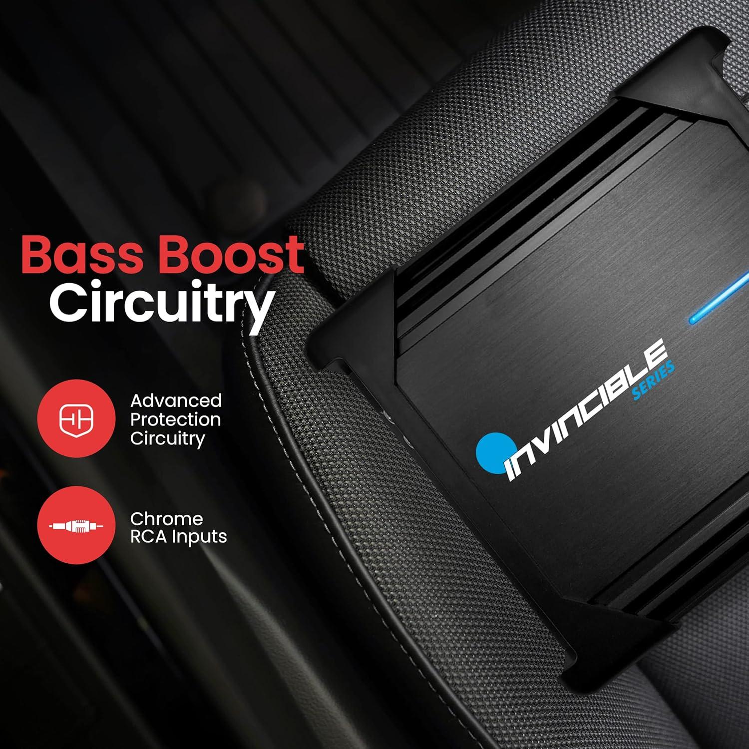 Amplificador Mosfet Pyle INV139A 2000W 1 Canal Clase AB