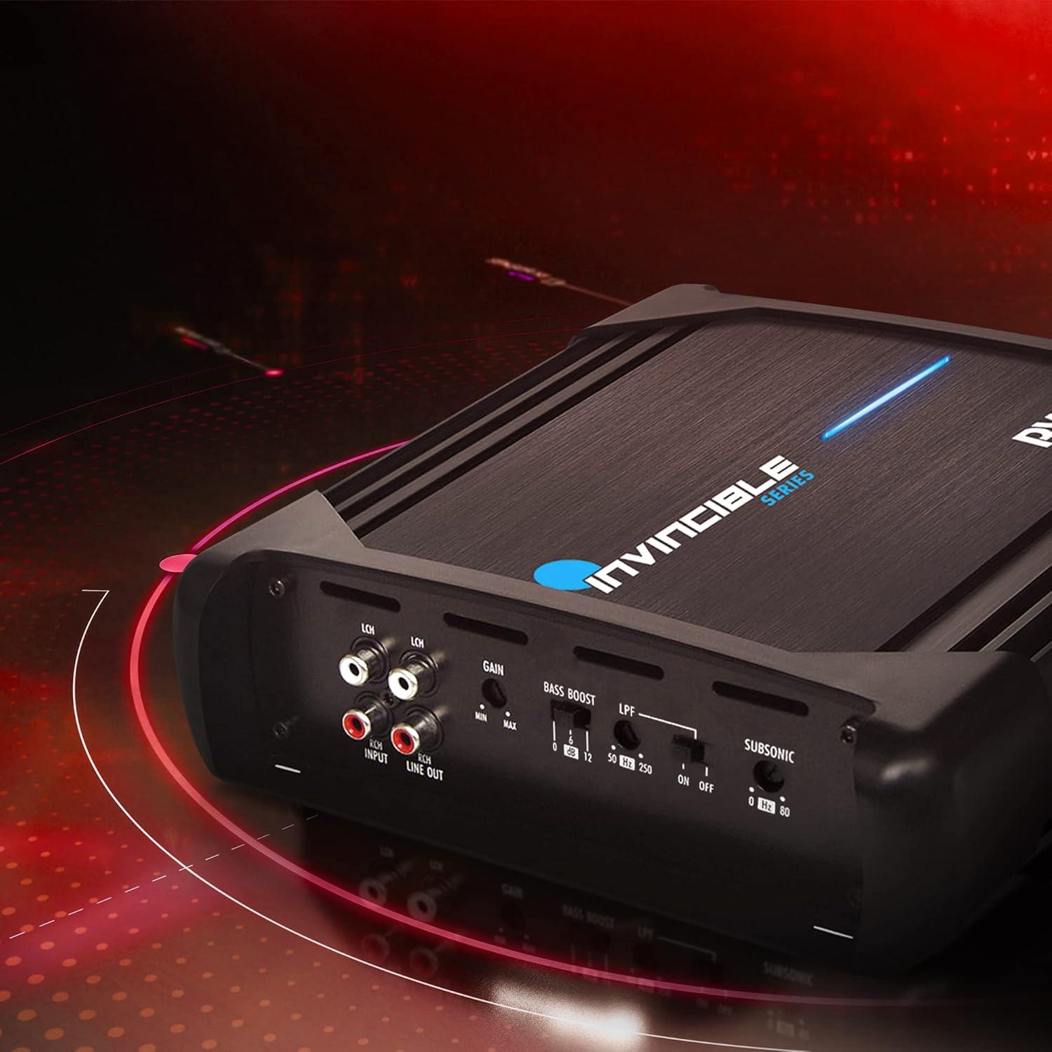 Amplificador Mosfet Pyle INV139A 2000W 1 Canal Clase AB