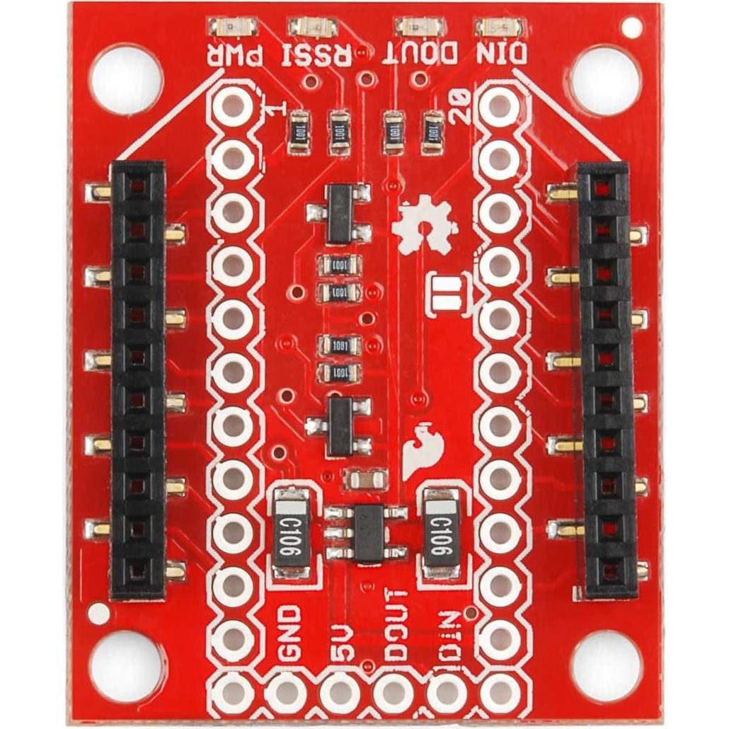 SparkFun XBee Explorer Regulada 3.3V con LEDs y MOSFET