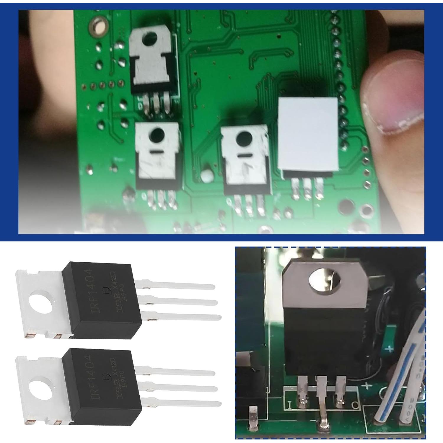 MOSFET N-Canal IRF1404 20Pcs 40V 160A 333W El Señor de las Herramientas