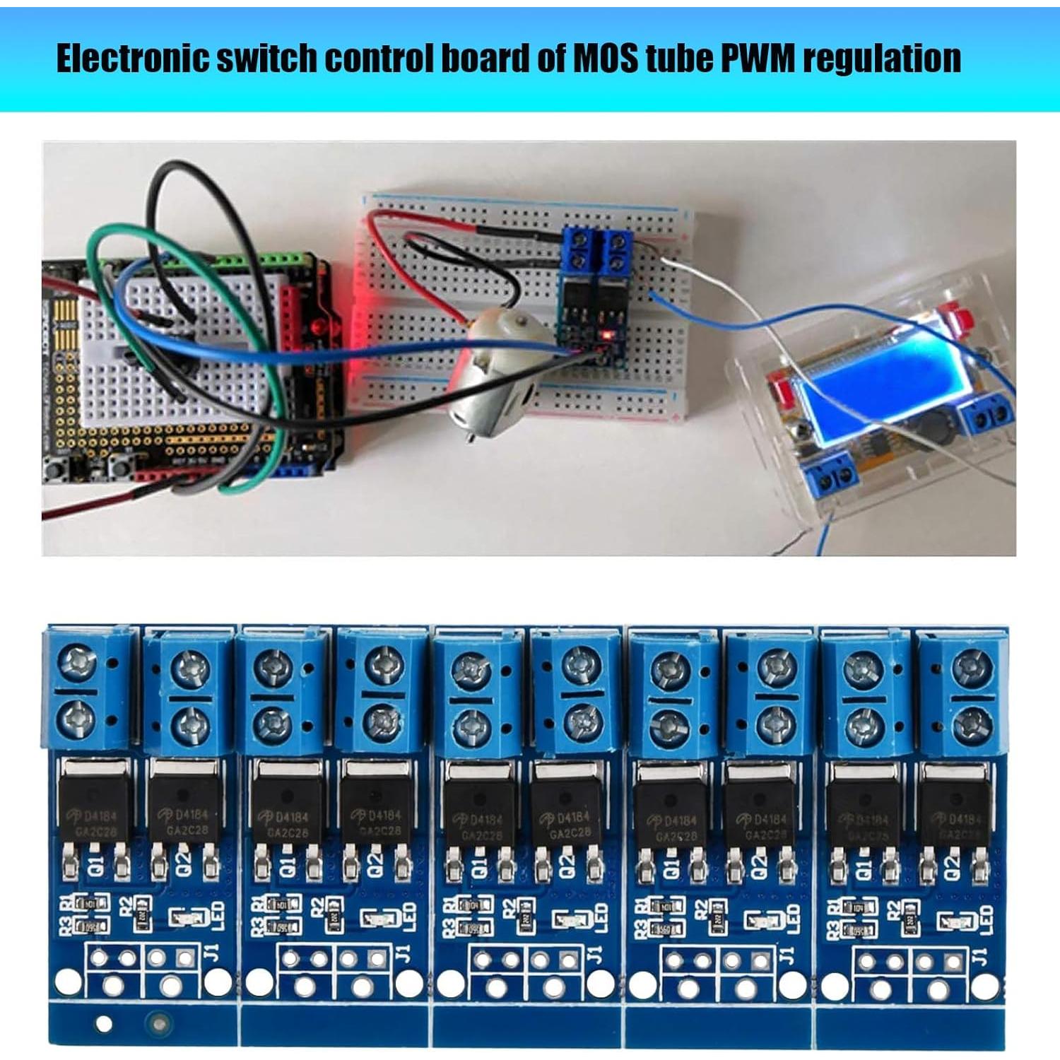Controlador de Velocidad de Motor Luya PWM 15A 400W DC 5V-36V
