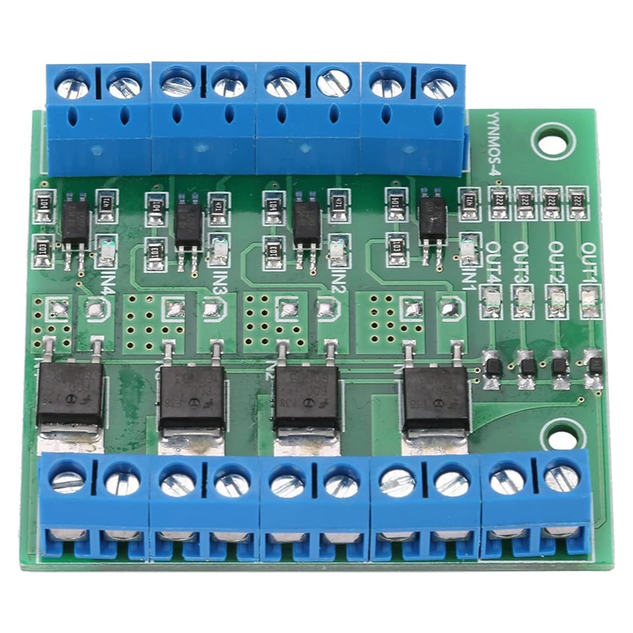 Amplificador PLC 4 Canales YWBL-WH PWM 3-27V 10A Controlador