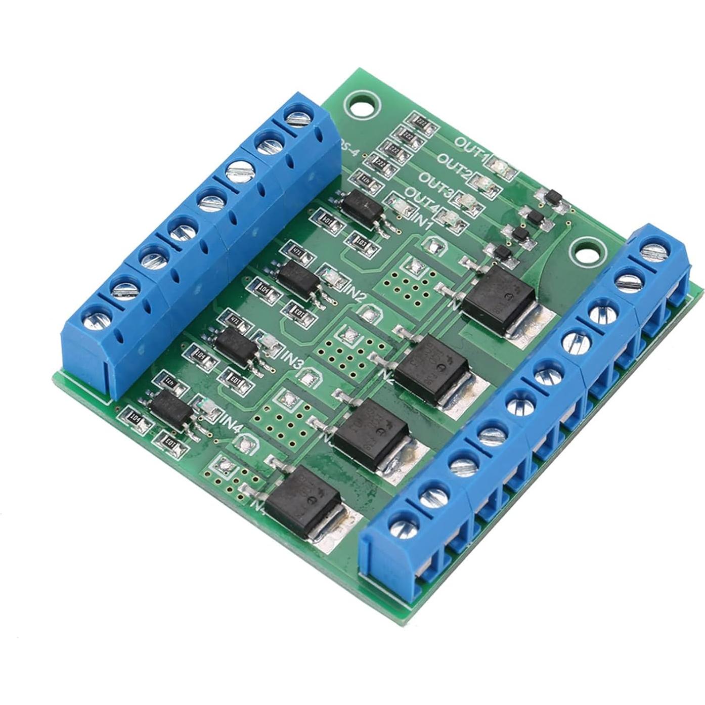 Amplificador PLC 4 Canales YWBL-WH PWM 3-27V 10A Controlador