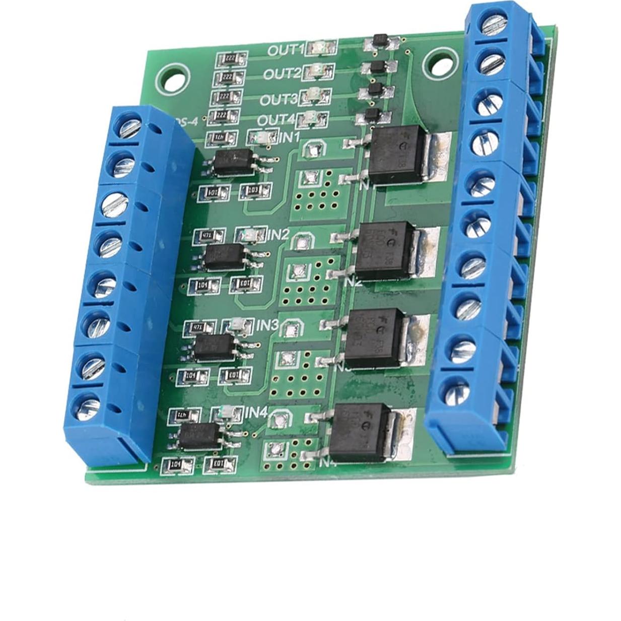 Amplificador PLC 4 Canales YWBL-WH PWM 3-27V 10A Controlador