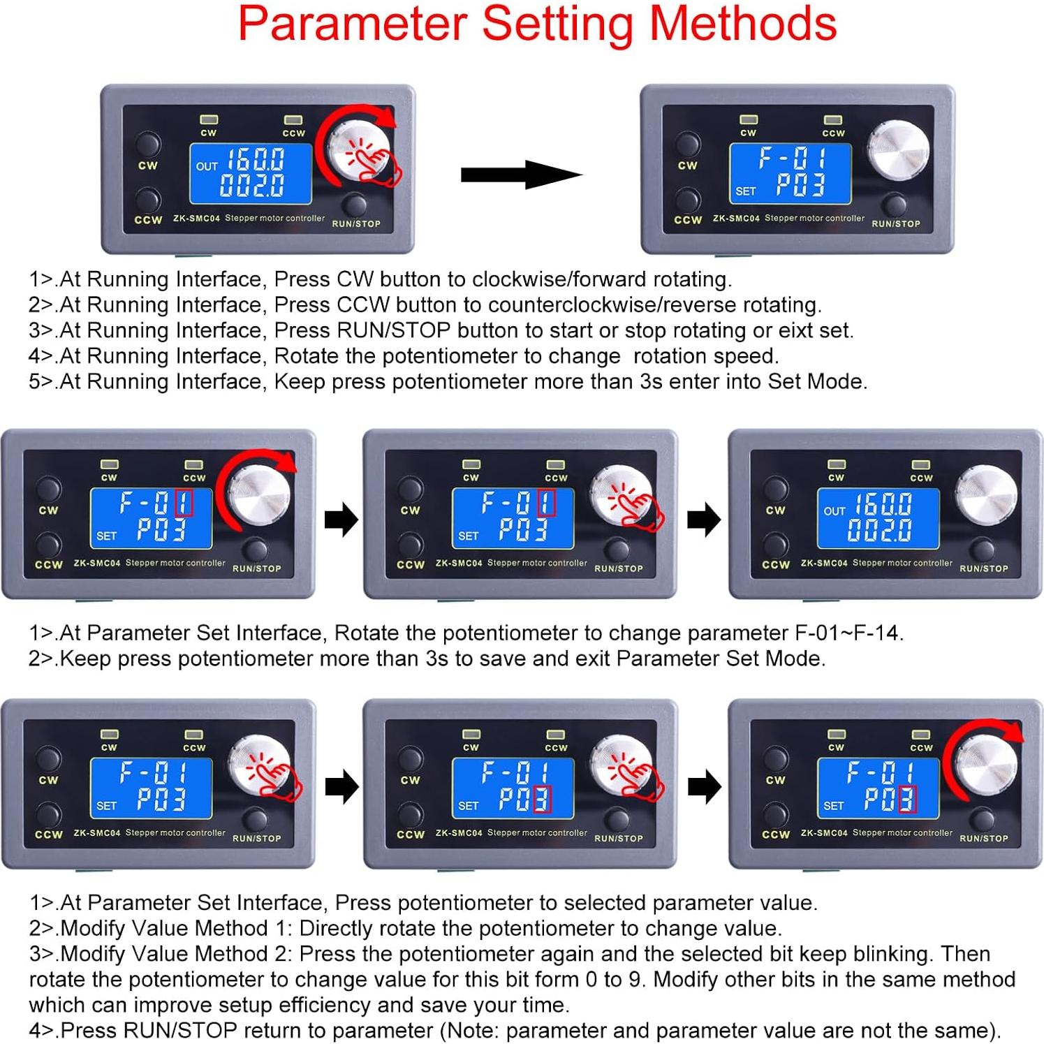 Controlador de Motor Paso a Paso BANRIA GY21902-1 6.6A 10-30V