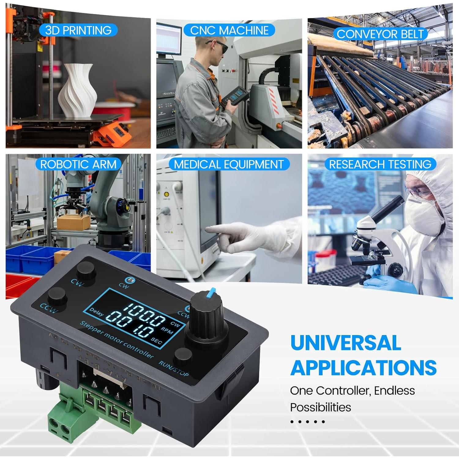 Controlador Motor Paso a Paso NEMA 17/23 Zuomeng 10-30V 4A