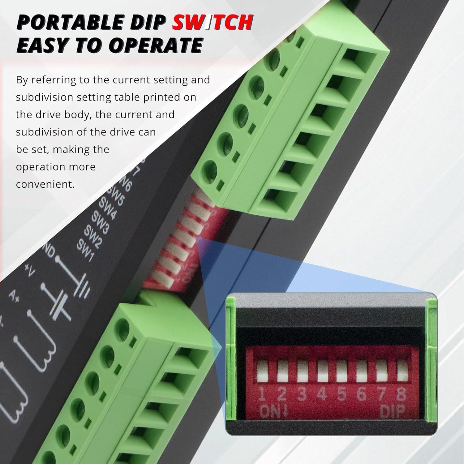 Controlador de Motor Paso a Paso Digital MAKERELE DM556 1.4-5.6A 20-50V CC