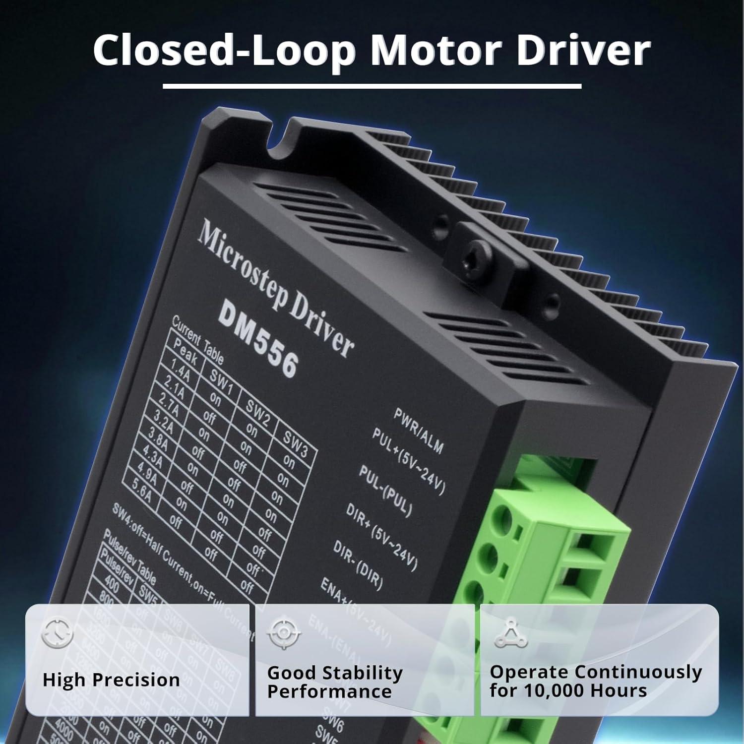 Controlador de Motor Paso a Paso Digital MAKERELE DM556 1.4-5.6A 20-50V CC