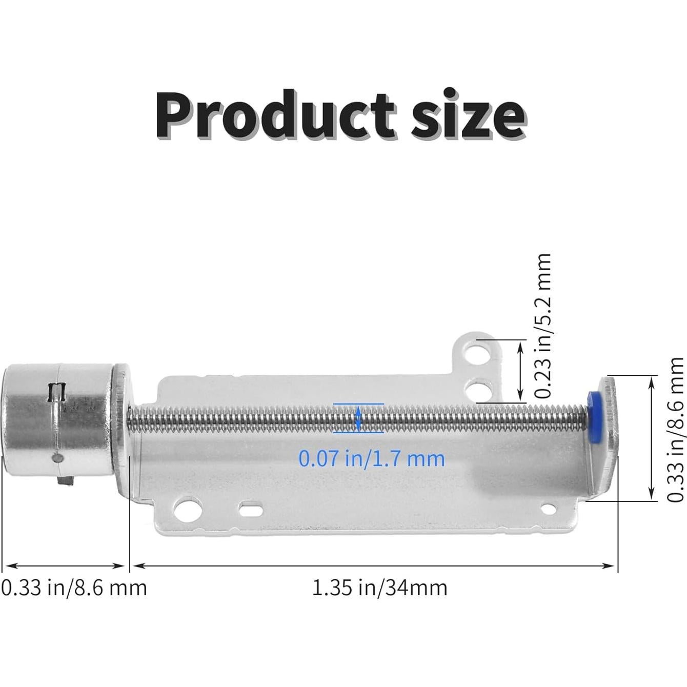 Motor Paso a Paso 2 Pcs BJ02 DC 3V 43mm Precisión DIY