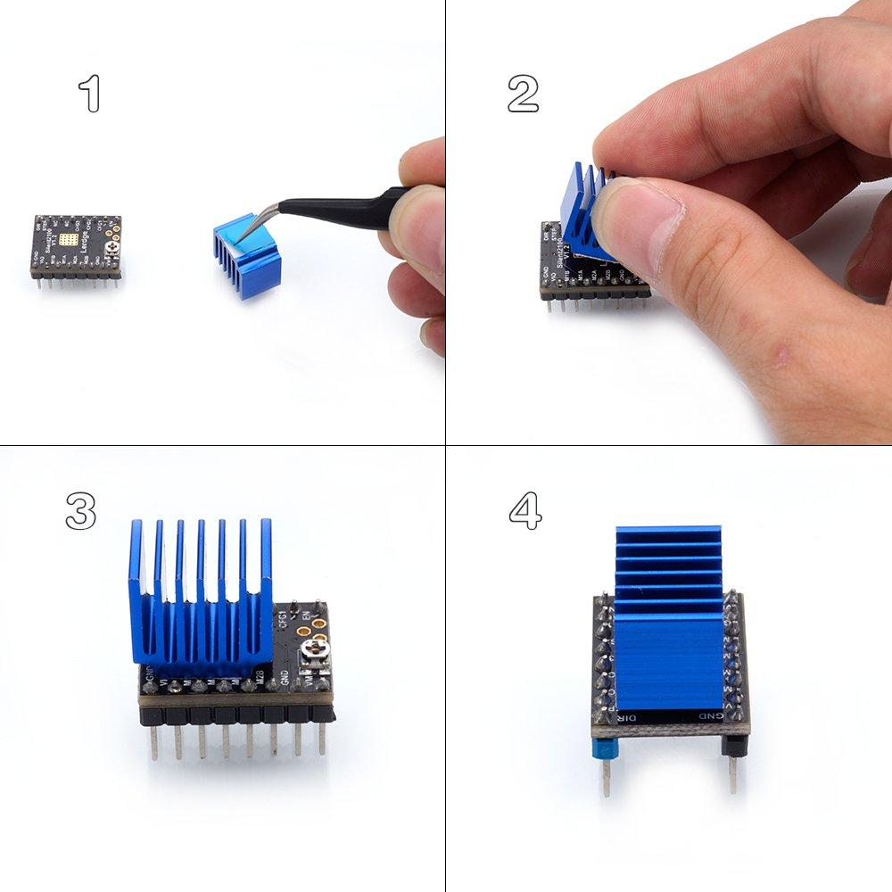 Disipador de Calor FYSETC para Controlador Motor Paso a Paso 10pcs