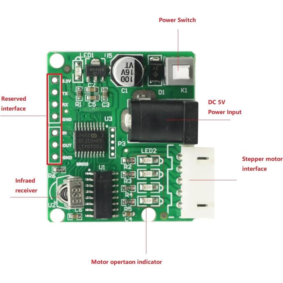 Controlador de Motor Paso a Paso DC 5V GODIYMODULES 28BYJ48