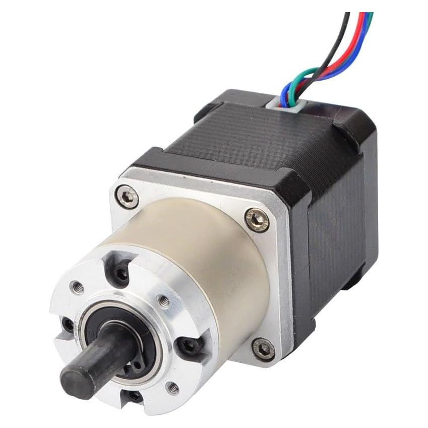 Motor Paso a Paso NEMA 17 con Reductor Planetario 26.85:1
