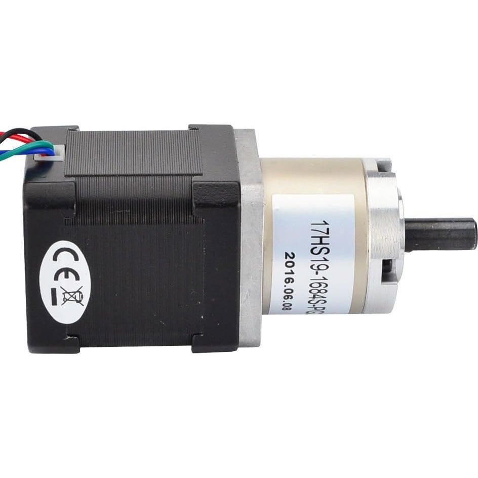 Motor Paso a Paso NEMA 17 con Reductor Planetario 26.85:1