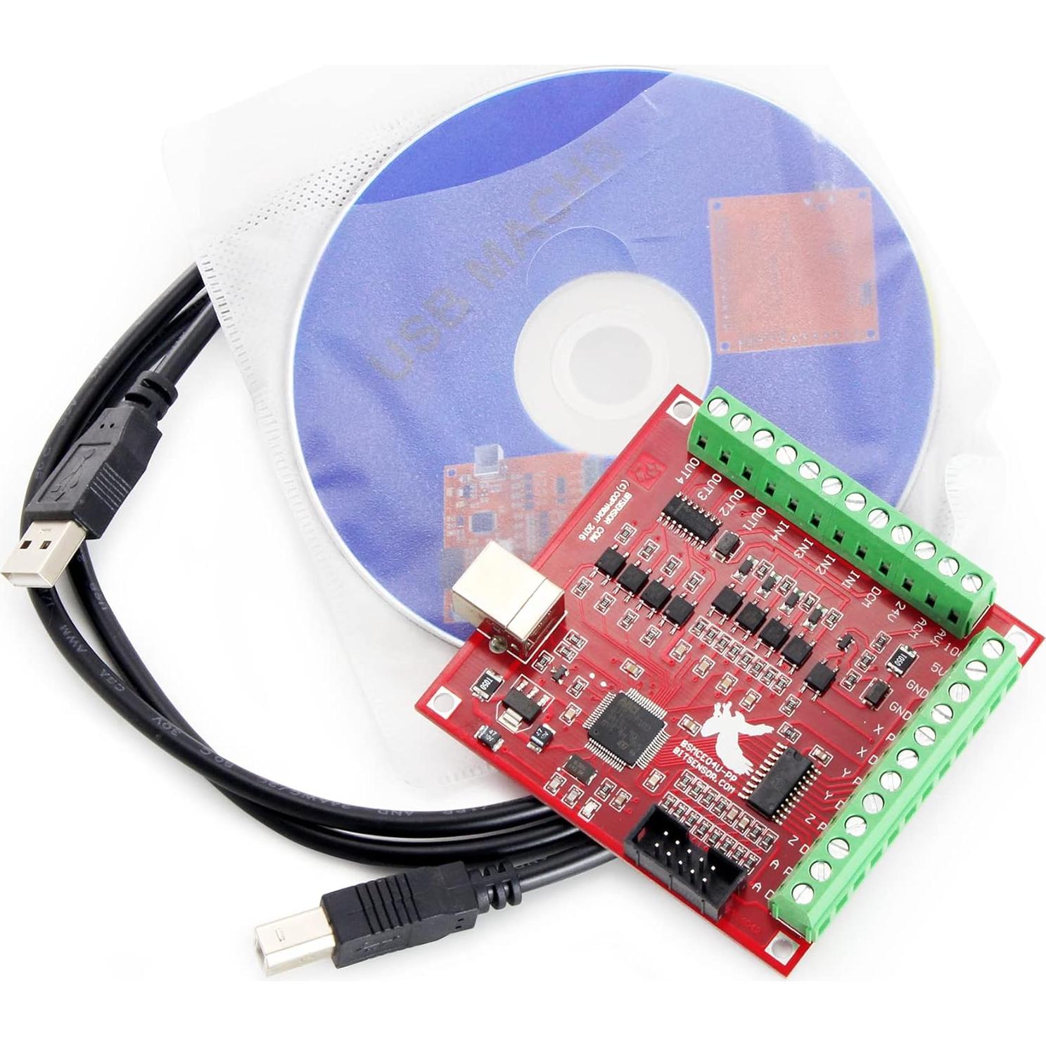 Kit CNC USB Mach3 4 Ejes Nema23 270oz-in 1.91Nm 350W