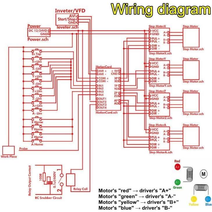 Kit CNC USB Mach3 4 Ejes Nema23 270oz-in 1.91Nm 350W