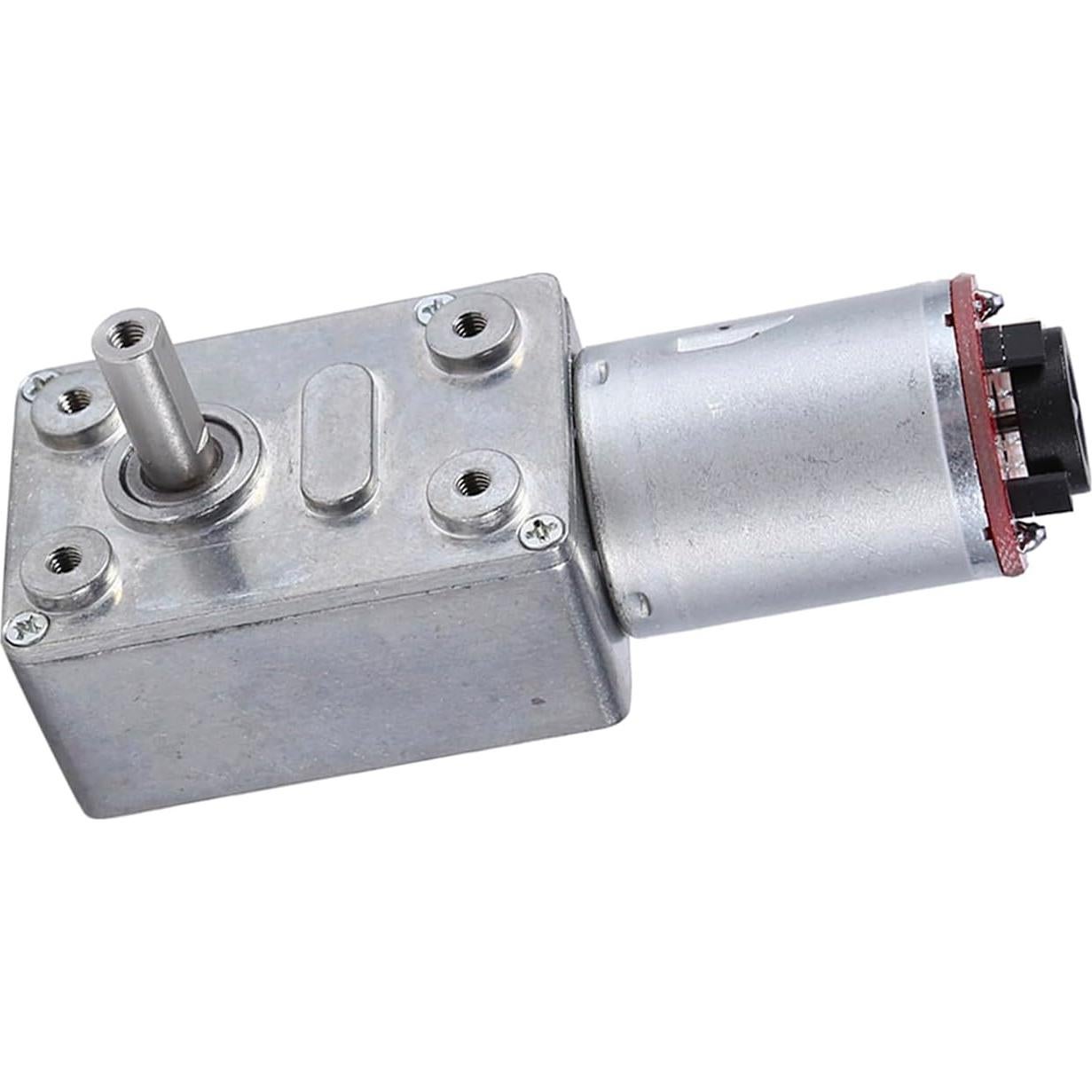 Motor de Engranaje de Gusano DC 12V 10RPM Walfront con Encoder